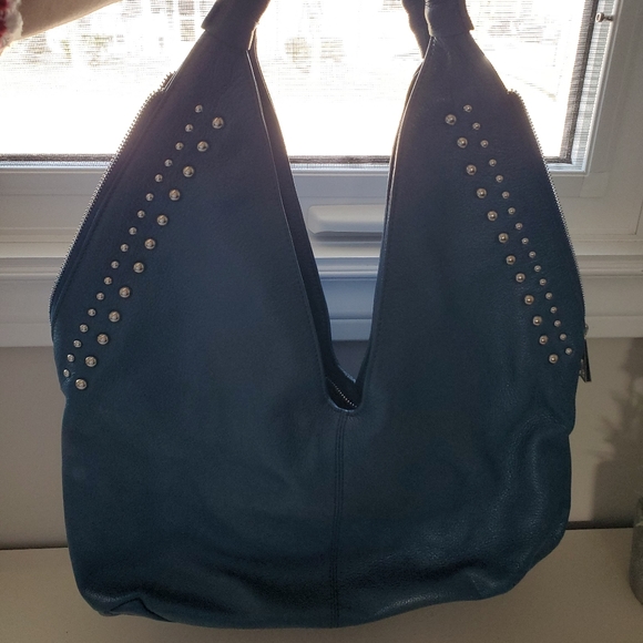 Blue Leather Bag - Picture 2 of 5